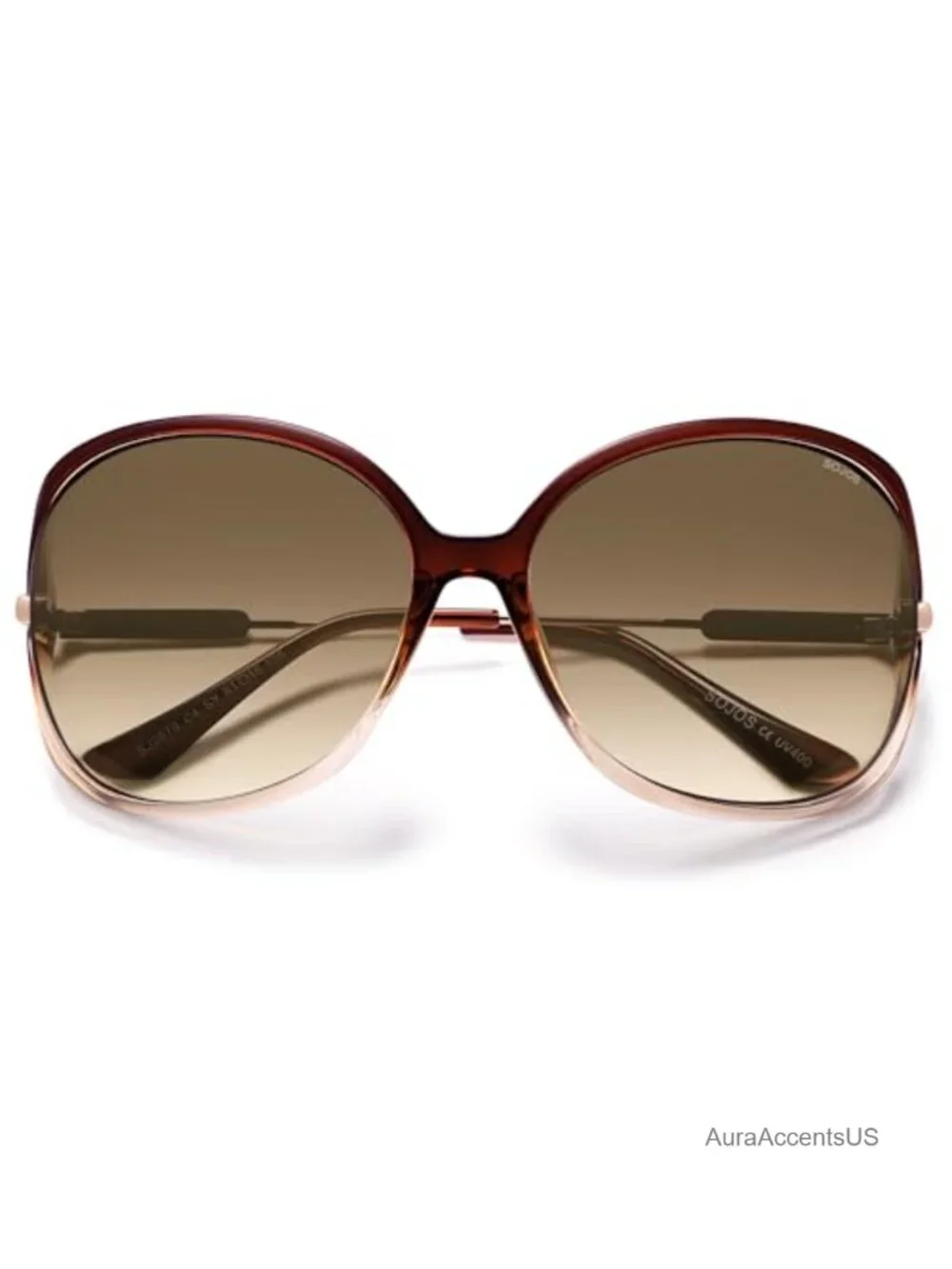 Oversized Butterfly Sunglasses UV400 Full-Frame Photochromic